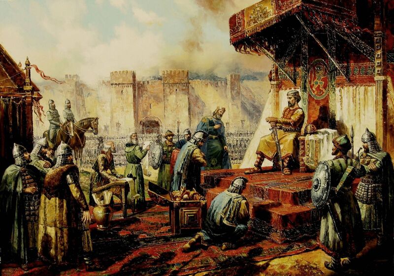 Tsar Simeon at the Gates of Constantinople