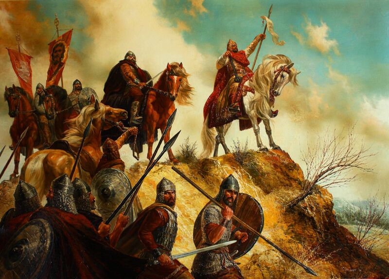 Tsar Ivan Asen II at Klokotnitsa