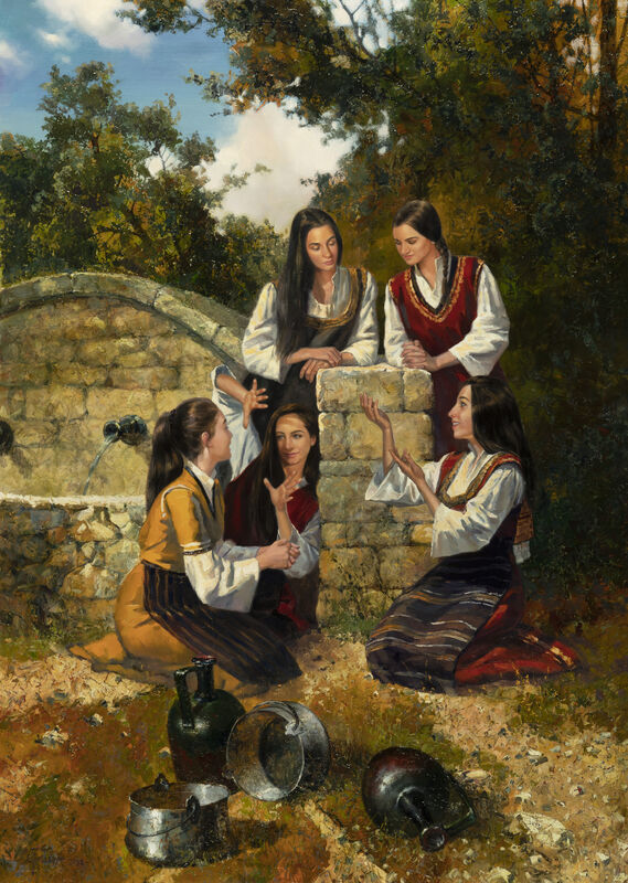At the Fountain