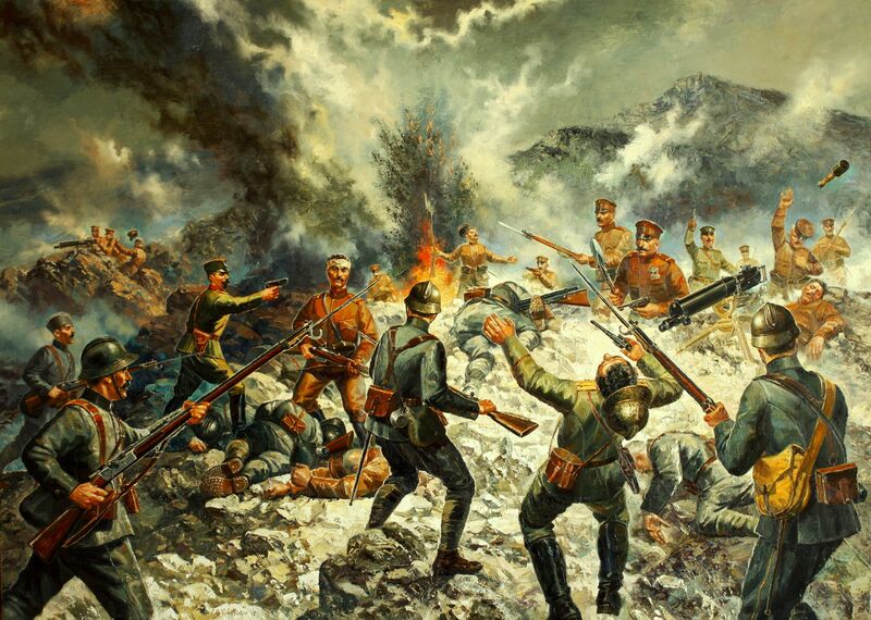 The Battle of Kaymakchalan