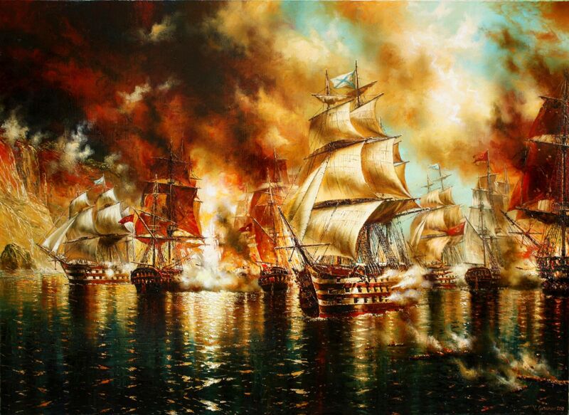 Admiral Ushakov’s Fleet at the Battle of Kaliakra
