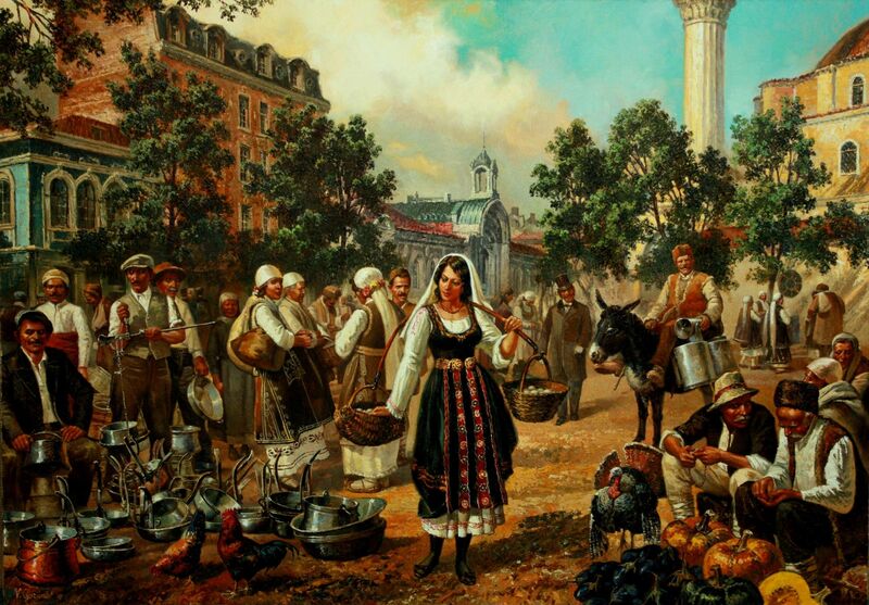 At the Market in Sofia